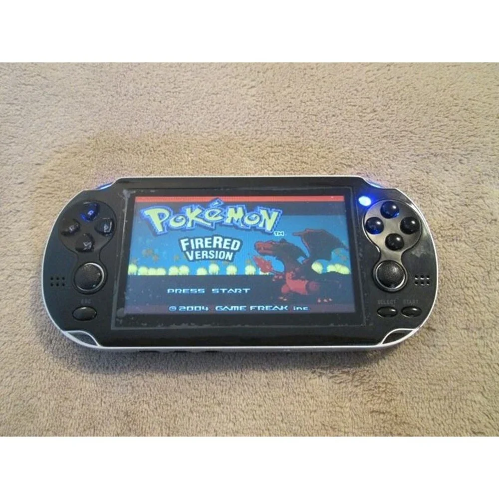 Retro Game Console Black With Games